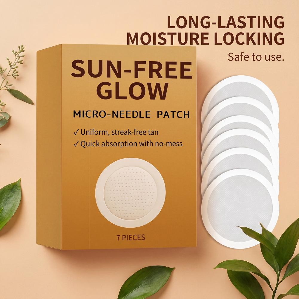 Skincare Glowing - Microneedle Tanning Care Patch 7pcs/box Women