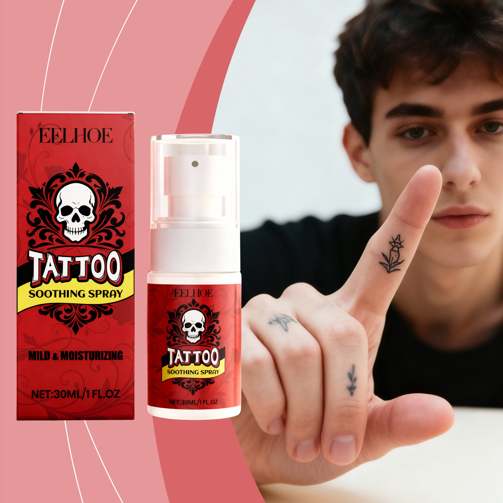 Skincare Basic - Tattoo Care Spray, Mild Hydrating &