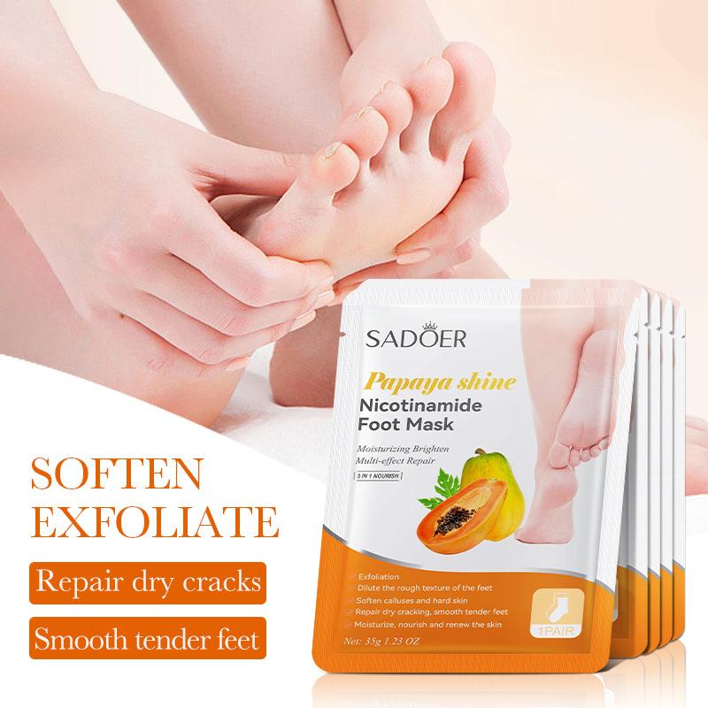 1 Pairs SADOER Fruits Foot Mas - Skincare Exfoliating incelemesi ve fiyatı