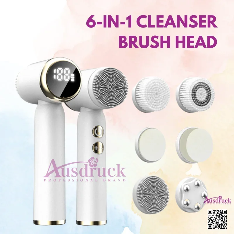 New 6-in-1 Facial Cleansing Br - Skincare Exfoliating incelemesi ve fiyatı