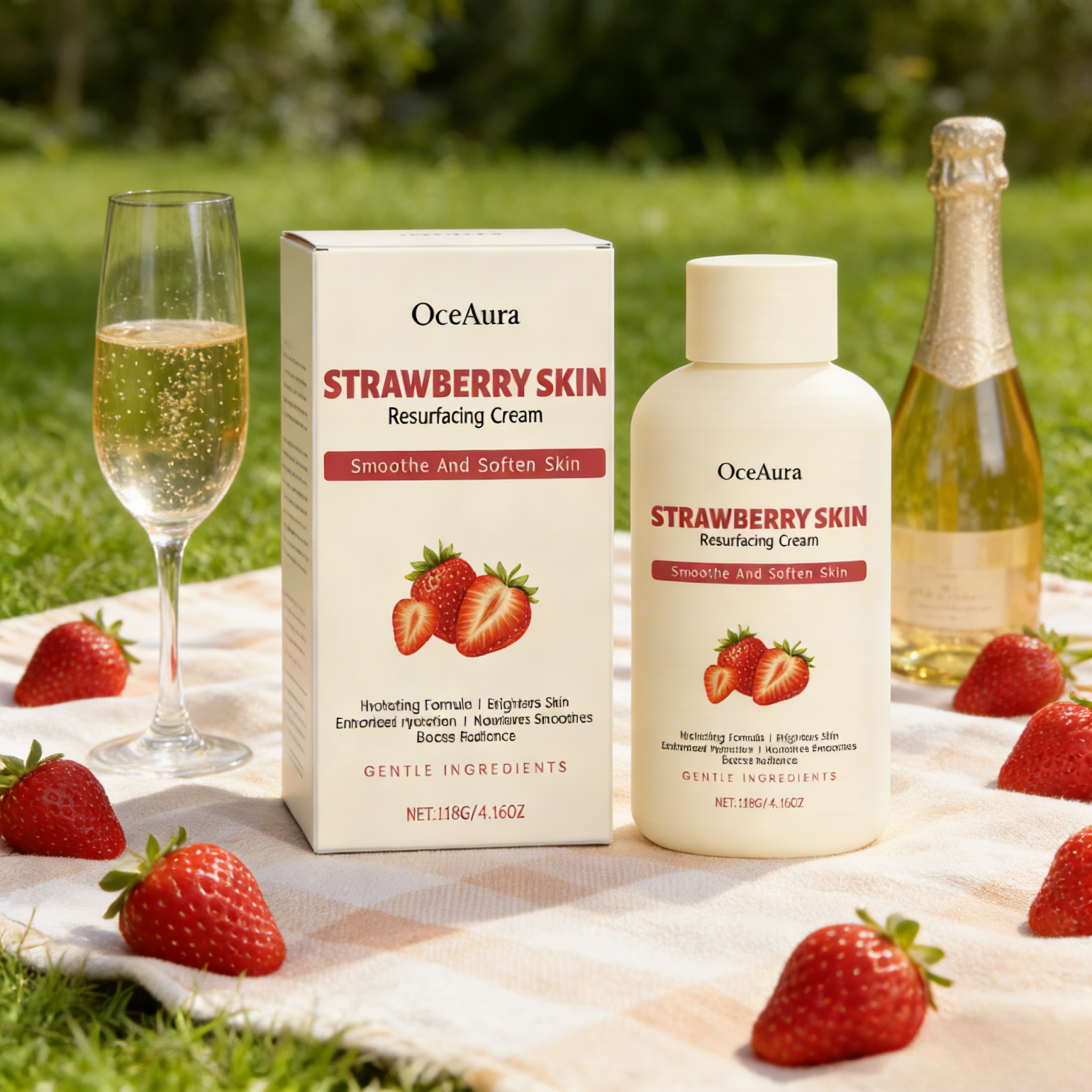 OceAura Strawberry Body Cream  - Azelaic Acid Cream incelemesi ve fiyatı