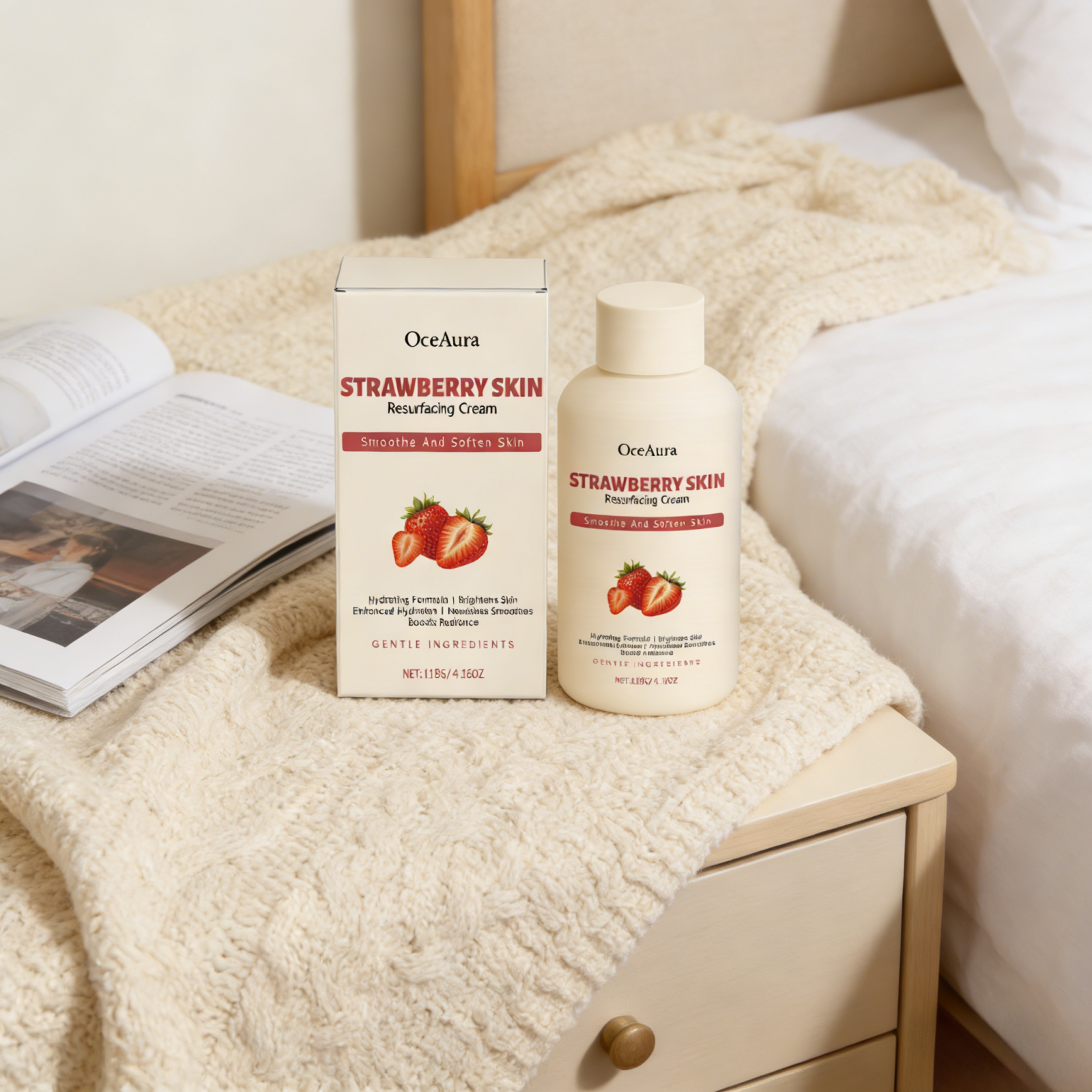 OceAura Strawberry Body Cream  - Azelaic Acid Cream incelemesi ve fiyatı