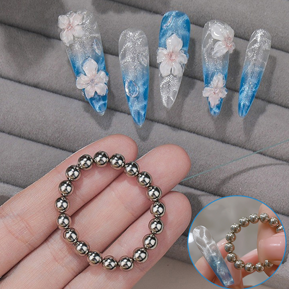 20pcs Round Nail Magnetic Bead - Cucumber Cooling Gel incelemesi ve fiyatı