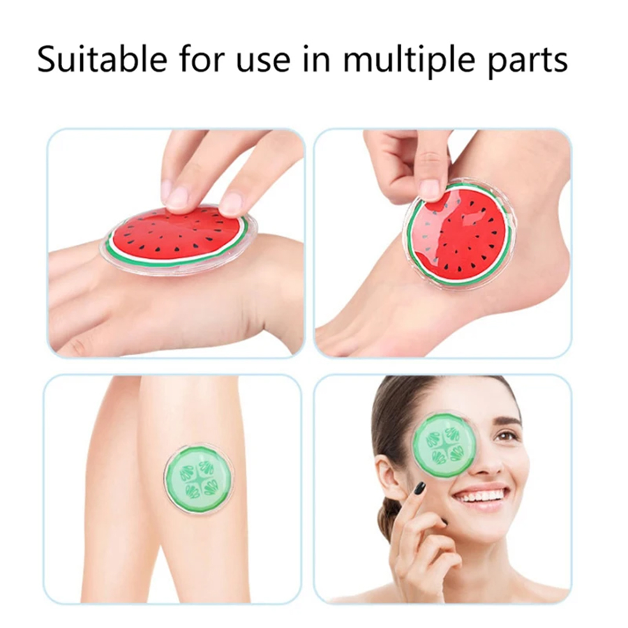 Fruit-Themed Reusable Gel Eye  - Cucumber Cooling Gel incelemesi ve fiyatı