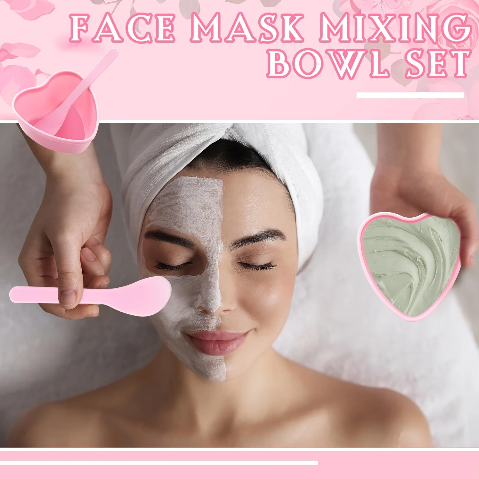 6-piece Pink Heart Shaped Faci - Skincare Qv incelemesi ve fiyatı
