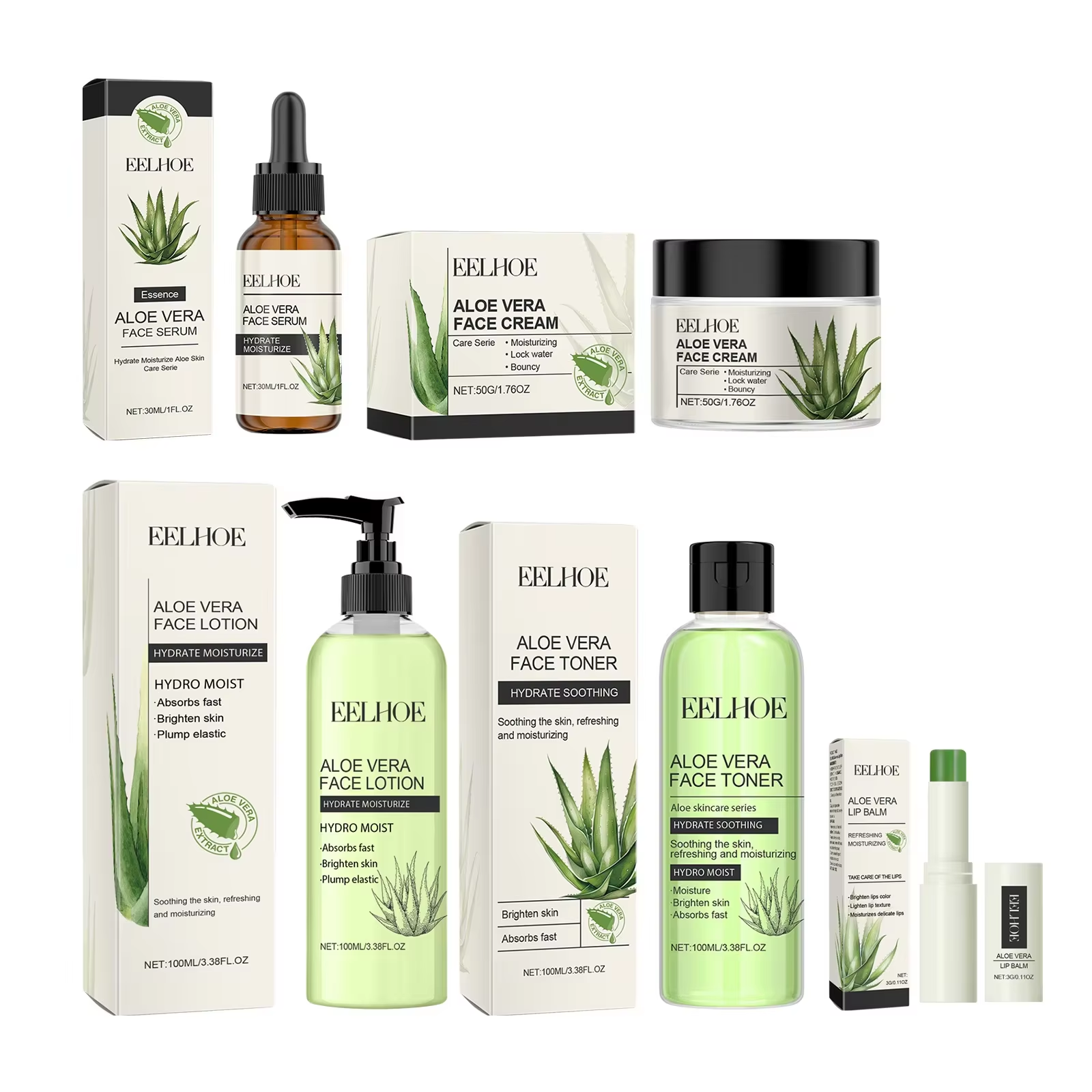 Eelhoe Aloe Vera Skin Care Ser - Skincare Glowing incelemesi ve fiyatı