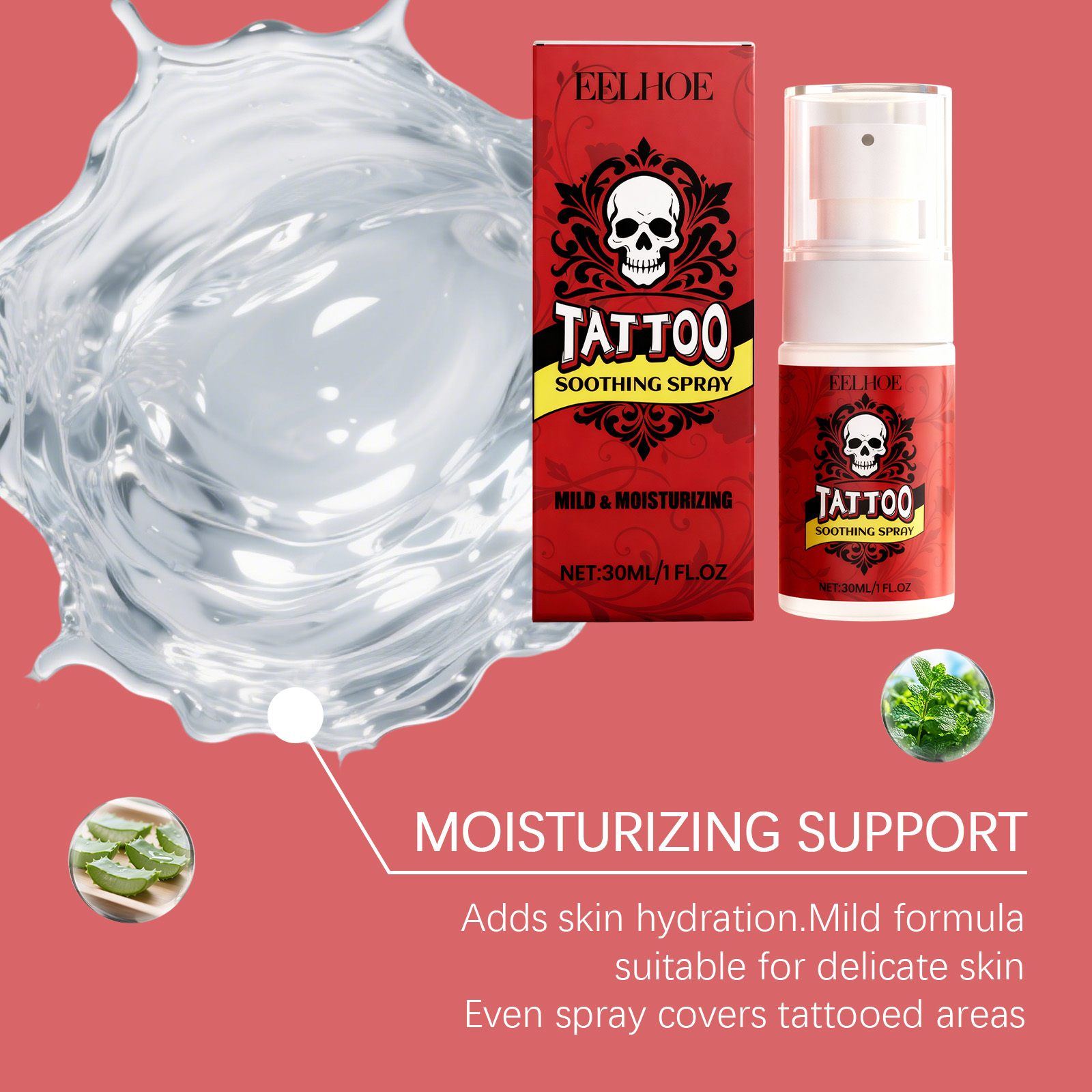 Tattoo Care Spray, Mild Hydrat - Skincare Basic incelemesi ve fiyatı