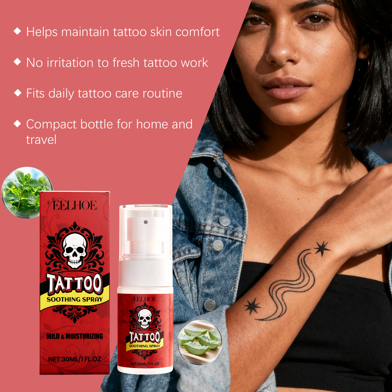 Tattoo Care Spray, Mild Hydrat - Skincare Basic incelemesi ve fiyatı