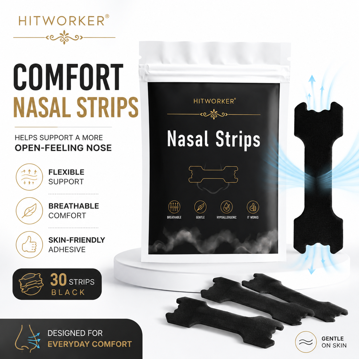HITWORKER Black Nasal Strips B - Skincare Oil Control incelemesi ve fiyatı