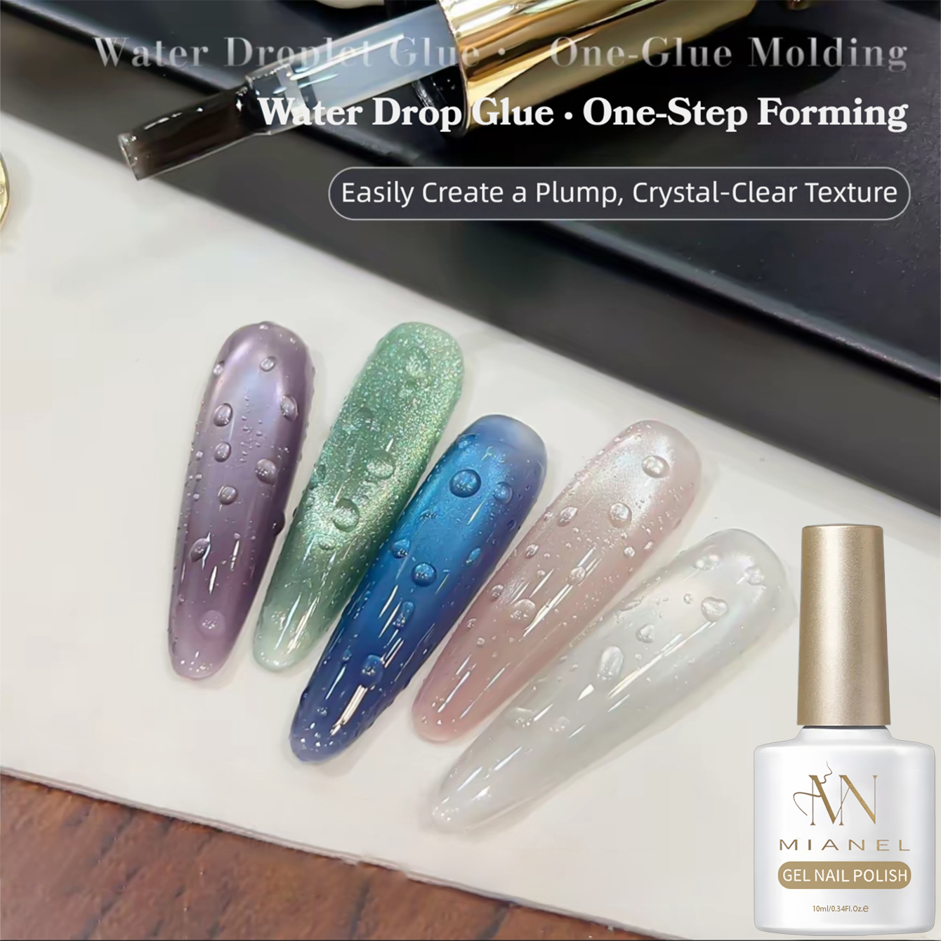 MIANEL Water Drop Top Coat 202 - Cucumber Cooling Gel incelemesi ve fiyatı