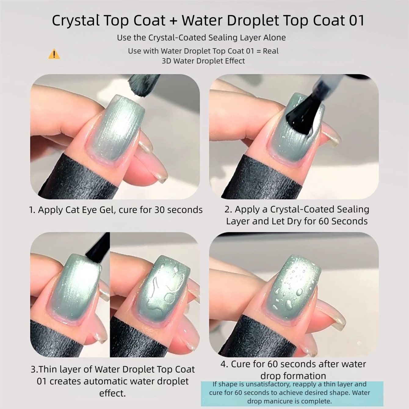 MIANEL Water Drop Top Coat 202 - Cucumber Cooling Gel incelemesi ve fiyatı