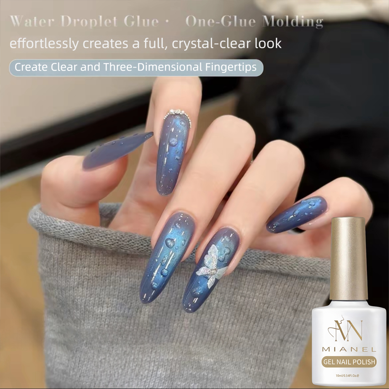MIANEL Water Drop Top Coat 202 - Cucumber Cooling Gel incelemesi ve fiyatı
