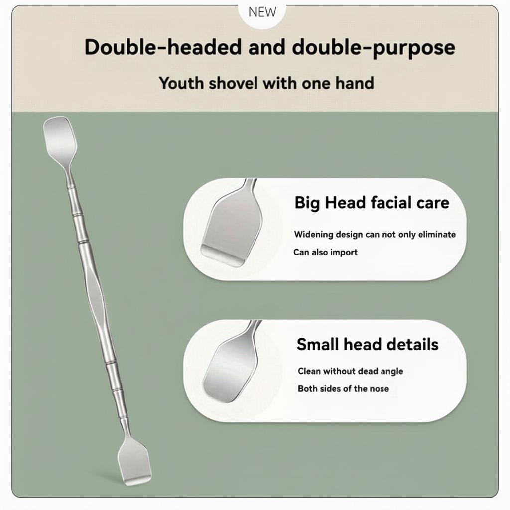 1Pcs Double-Ended Blackhead Re - Skincare Exfoliating incelemesi ve fiyatı