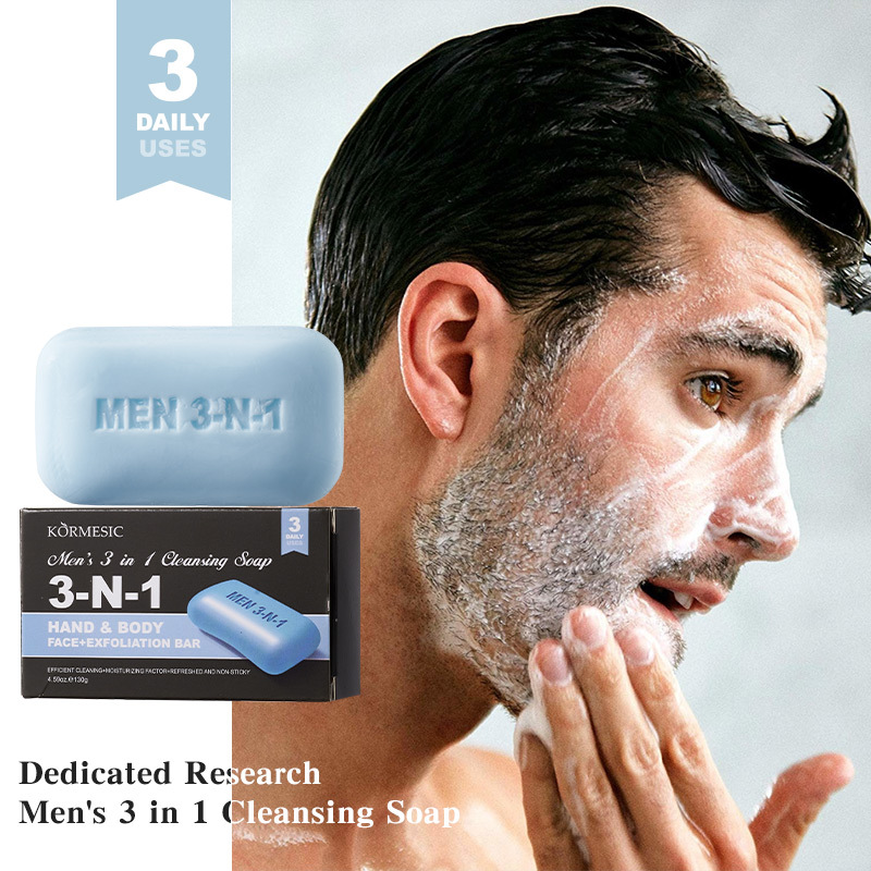 Men's 3-in-1 Cleansing Bar Soa - Skincare Oil Control incelemesi ve fiyatı