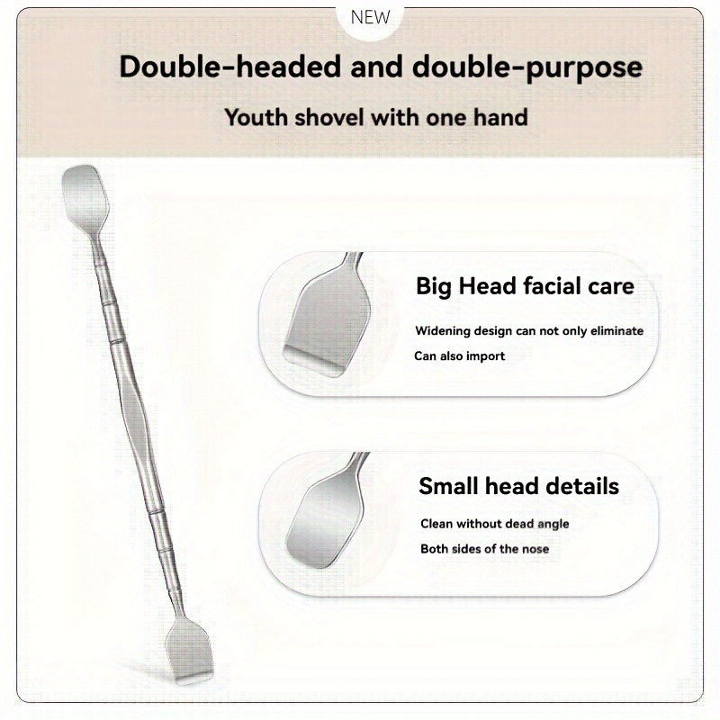 1Pcs Professional Double-Ended - Skincare Exfoliating incelemesi ve fiyatı