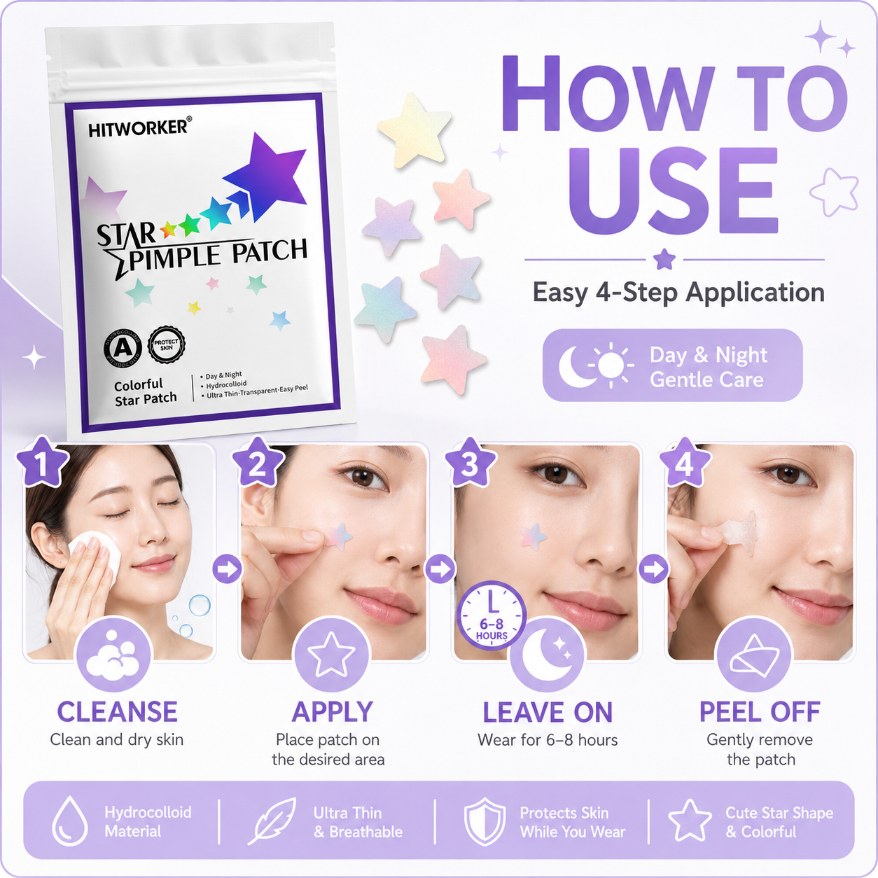 80/240/400pcs acne patches, wa - Skincare Basic incelemesi ve fiyatı