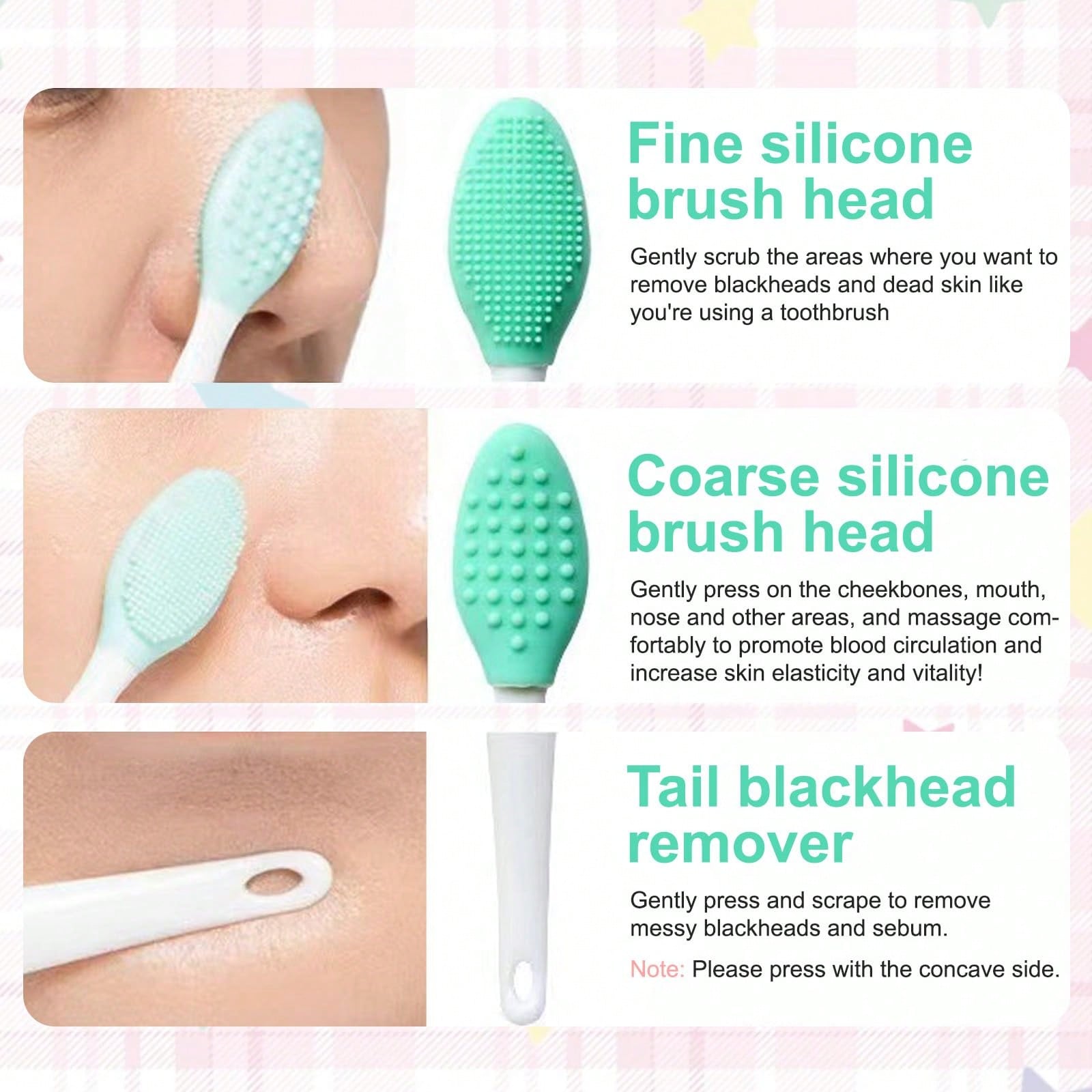 Manual Double Sided Silicone N - Skincare Exfoliating incelemesi ve fiyatı